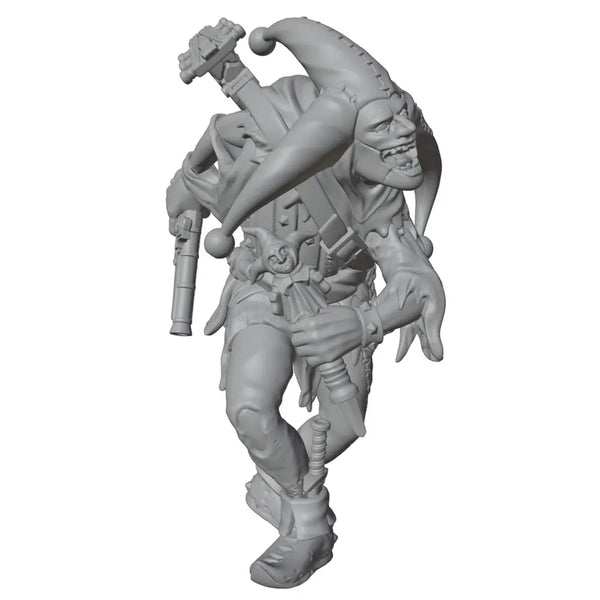75mm Circus Clown, Resin Model Figure Kit, Unassembled and Unpainted