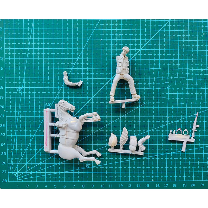 1/35 American Civil War Cavalry, 3 Figures, Resin Model Figure Kit, Unassembled and Unpainted
