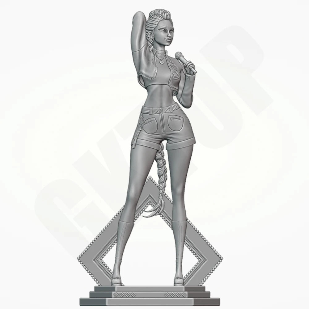 1/24 Belle Devil Hunter, Resin Model Figure Kit, Unassembled and Unpainted