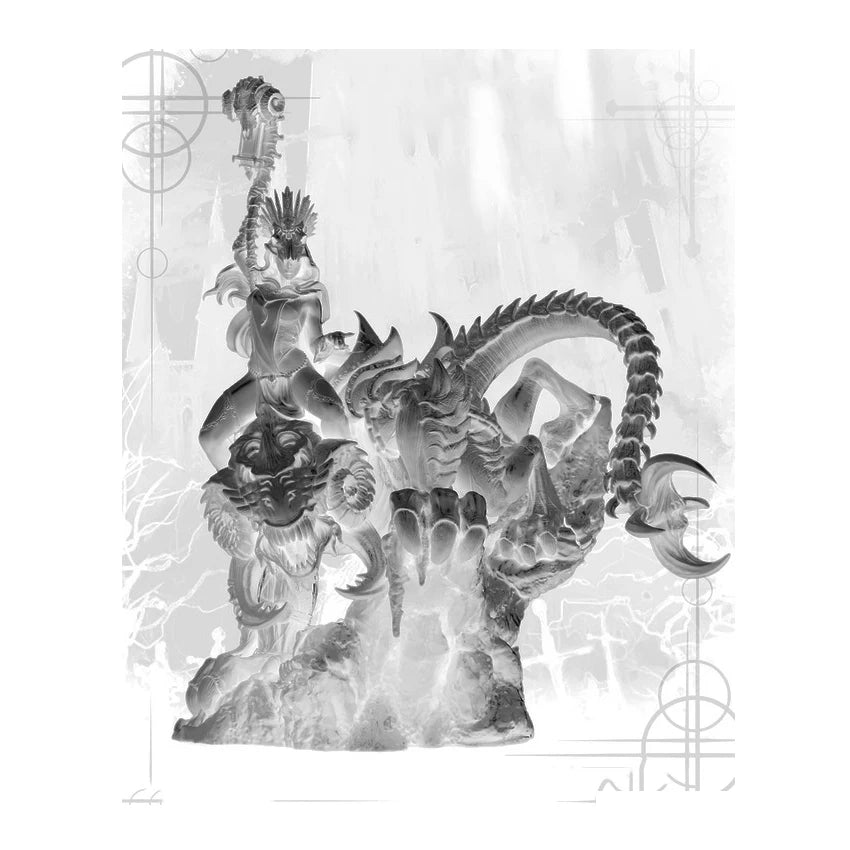1/24 Crowned Demon with Recurved Horn, Resin Model Figure Kit, Fantasy Theme, Unassembled and Unpainted