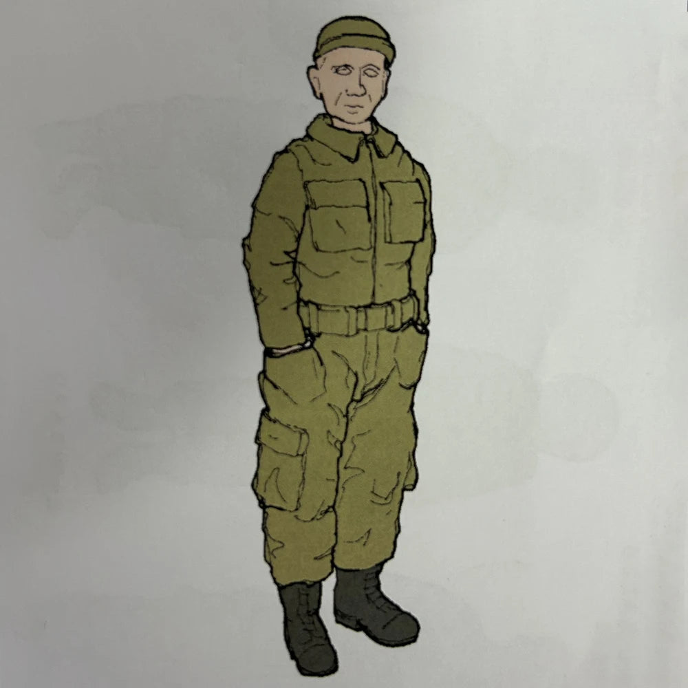 1/32 Cold War USAF Mechanic, Resin Model Figure Kit, Unassembled and Unpainted