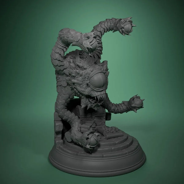 70mm Monster with Tentacles, Resin Model Figure Kit, Fantasy Theme, Unassembled and Unpainted