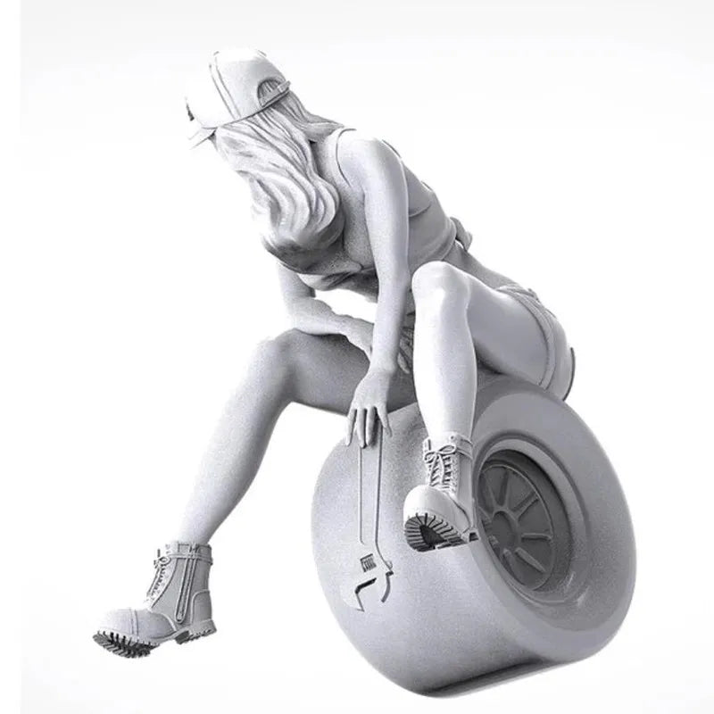 1/20 Girls in Action Oriana, Resin Model Figure Kit, Unassembled and Unpainted