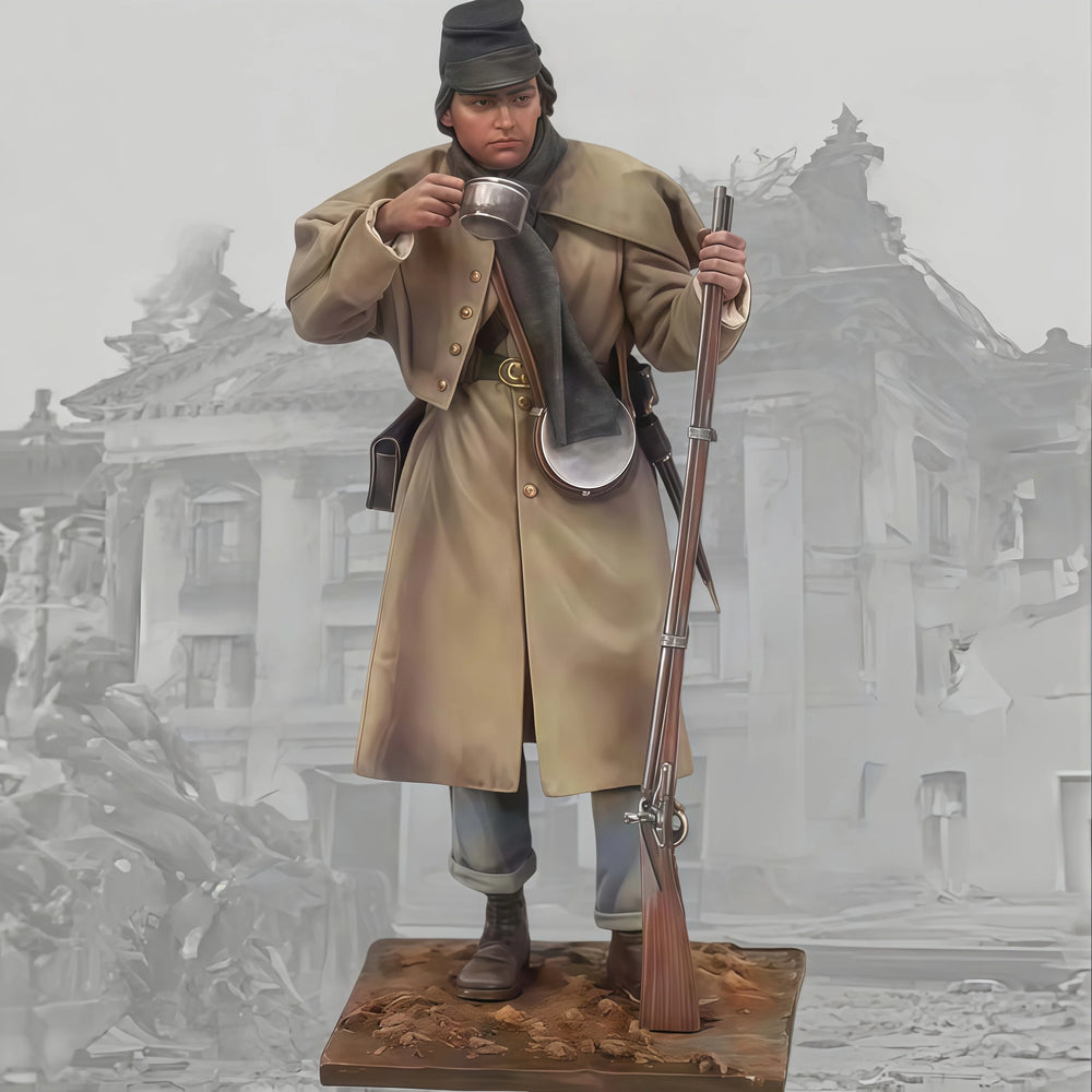 1/24 WWI Soldiers at Rest, 2 Figures, Resin Model Figure Kit, Unassembled and Unpainted