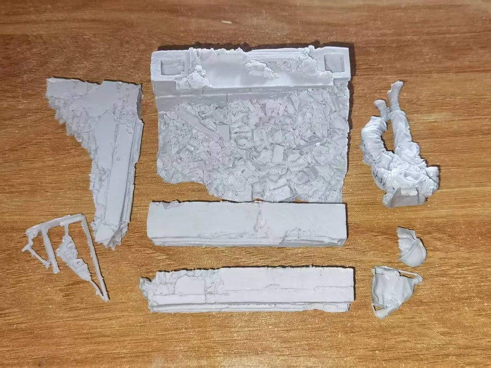 1/24 WWII German Soldier at Window Post, Resin Model Figure Kit, Unassembled and Unpainted
