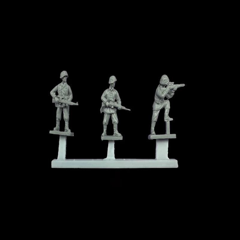 1/72 Modern Tactical Snipers, 3 Figures, Resin Model Figure Kit, Unassembled and Unpainted
