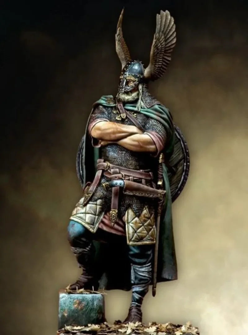 1/20 Medieval Fantasy Viking Warrior, Resin Model Figure Kit, Unassembled and Unpainted