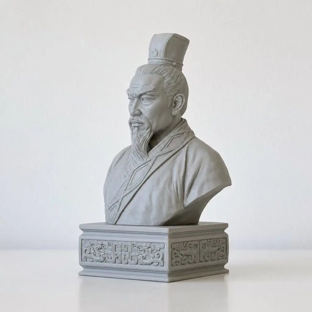 Ancient Chinese Strategist Busts, 3 Figures, Resin Model Bust Kit, Unassembled and Unpainted
