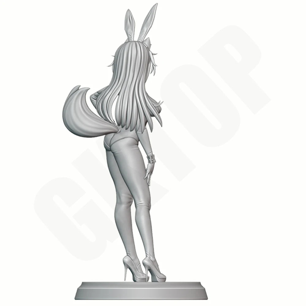 1/24 Bunny-Eared Beauty, Resin Model Figure Kit, Unassembled and Unpainted