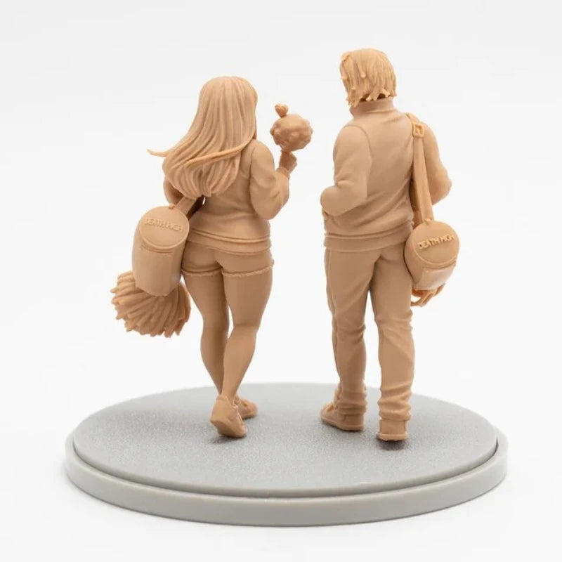 50mm Modern Civilian Couples, 6 Figures, Resin Model Figure Kit, Historical Theme, Unassembled and Unpainted