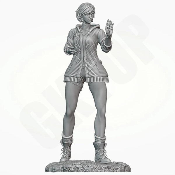 1/24 Belle Reina Pretty Girl, Resin Model Figure Kit, Unassembled and Unpainted