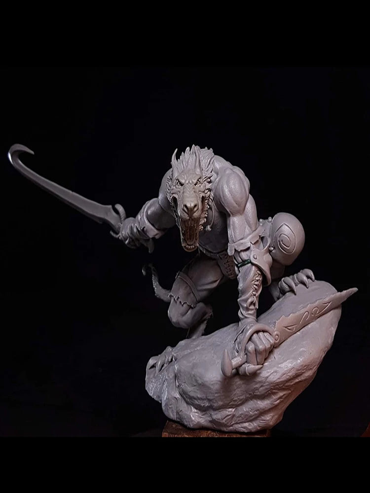 1/24 Orc Officer, Resin Model Figure Kit, Fantasy Theme, Unassembled and Unpainted