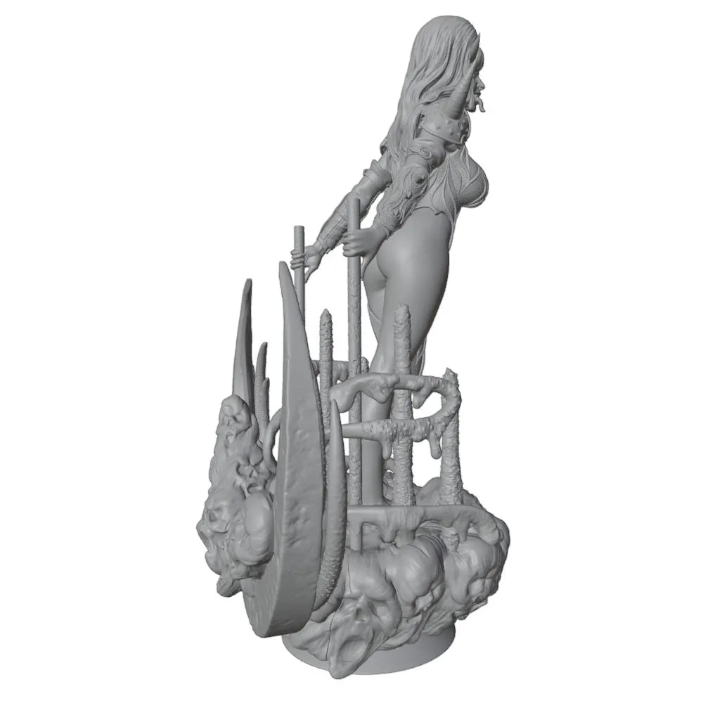 1/24 1/24 Demon Succubus, Resin Model Figure Kit, Fantasy Theme, Unassembled and Unpainted