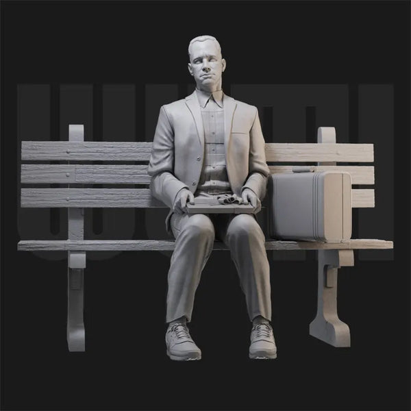 1/18 Modern Forrest Gump, Resin Model Figure Kit, Unassembled and Unpainted