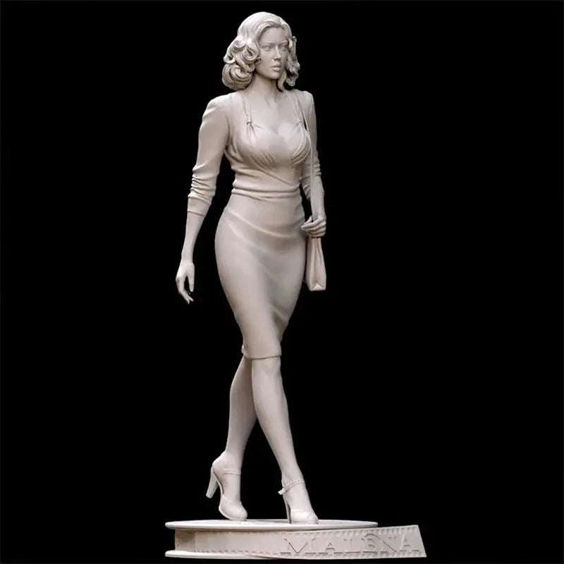 1/18 1950s Elegant Woman, Resin Model Figure Kit, Unassembled and Unpainted