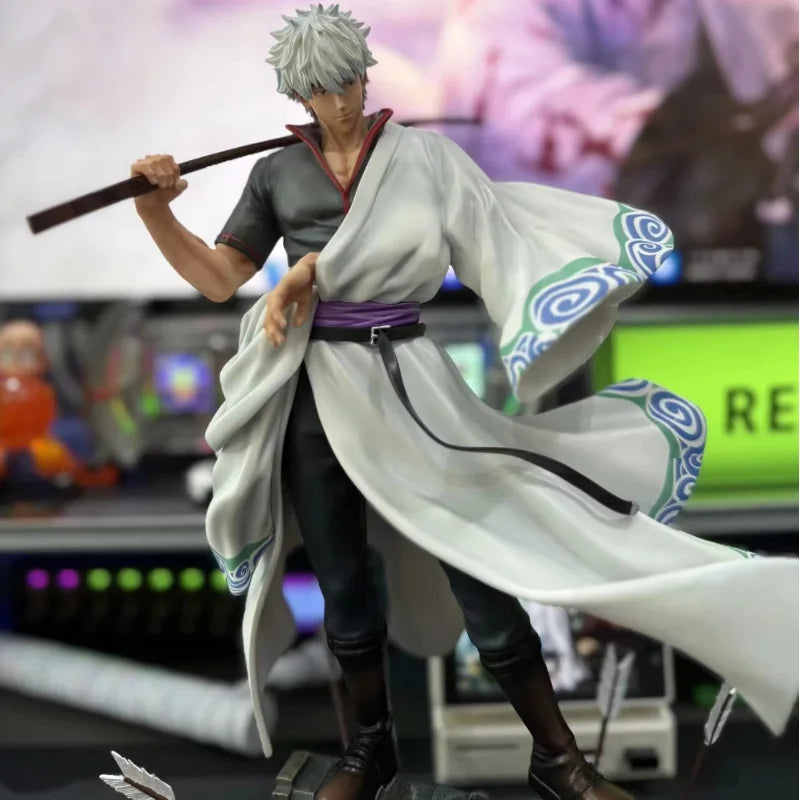 300mm Gintama Samurai, Resin Model Figure Kit, Anime Theme, Unassembled and Unpainted