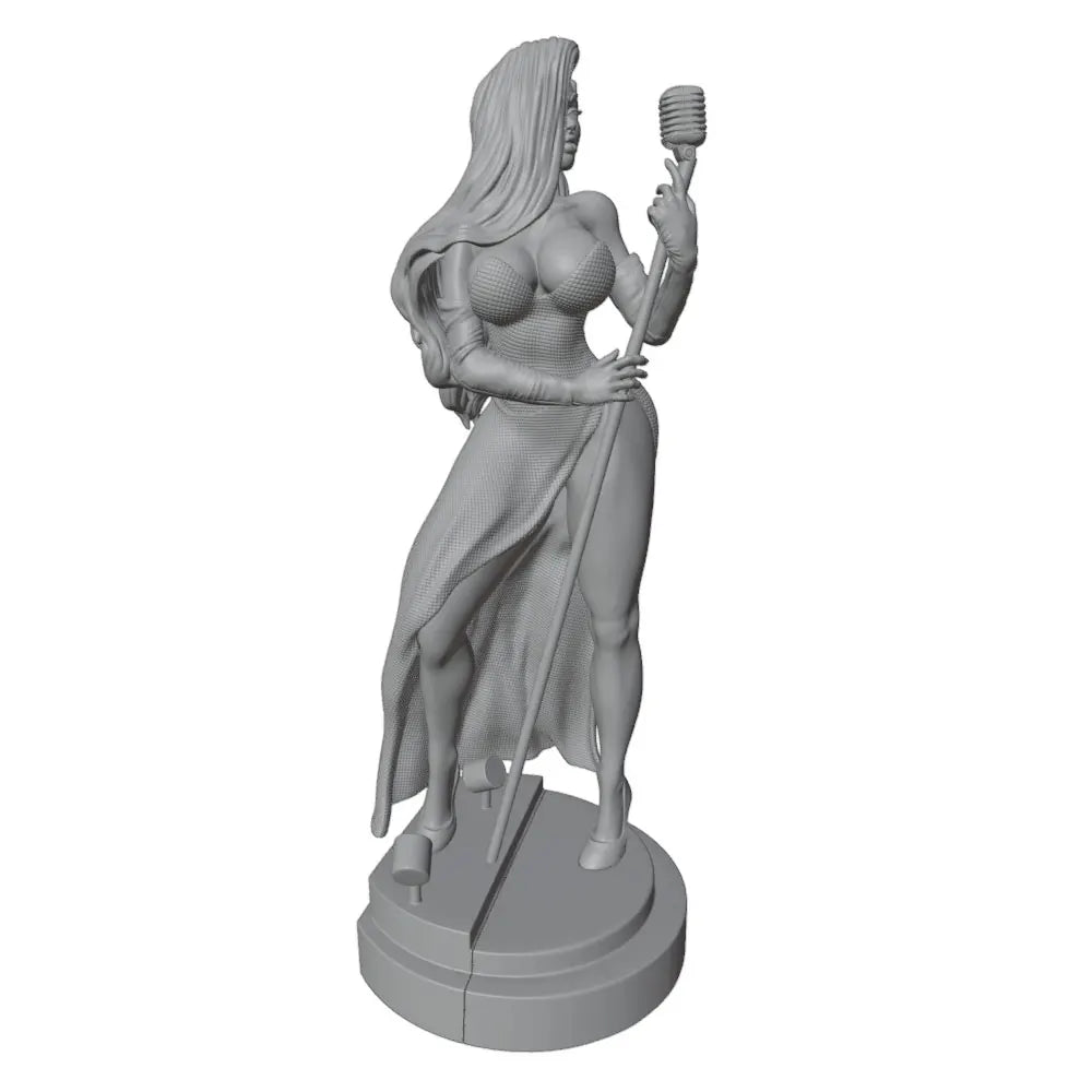 1/24 Singer Character, Resin Model Figure Kit, Anime Theme, Unassembled and Unpainted
