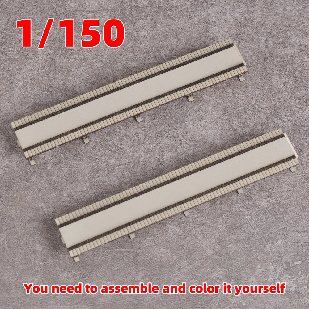 1/150 Railway Station Platform, Resin Model Diorama Kit, Historical Theme, Unassembled and Unpainted