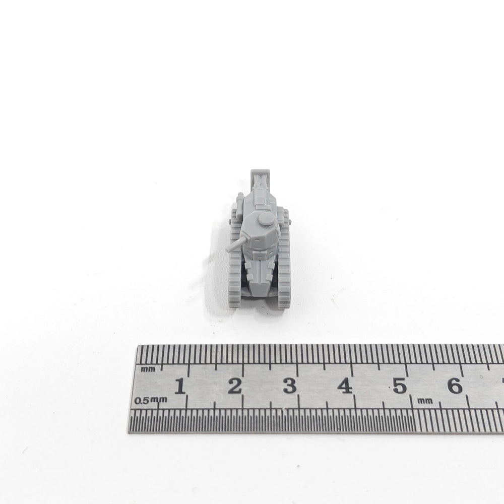 1/144 WWI French Renault FT, Resin Model Vehicle Kit, Unassembled and Unpainted