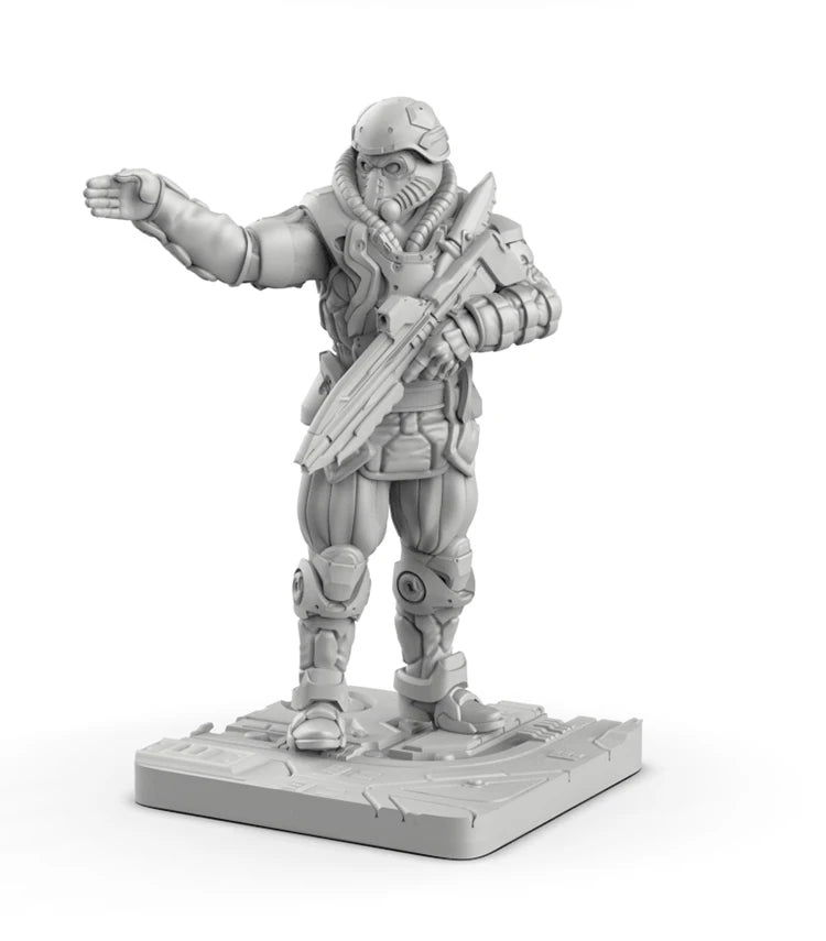 1/35 Mech Warrior, Resin Model Figure Kit, Sci-Fi Theme, Unassembled and Unpainted