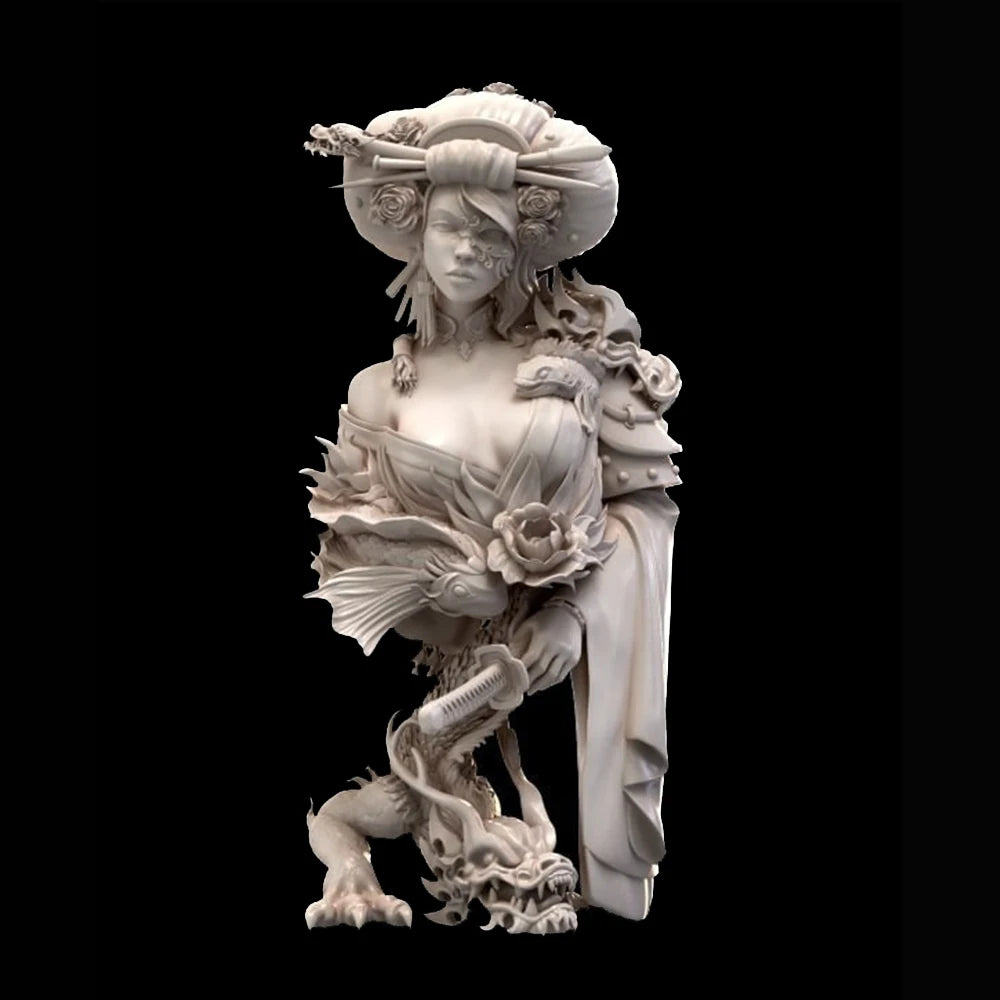 1/9 Female, Resin Model Figure Kit, Fantasy Theme, Unassembled and Unpainted