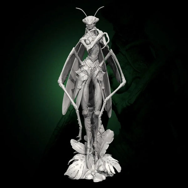 80mm Insect Queen, Resin Model Figure Kit, Wildlife Theme, Unassembled and Unpainted
