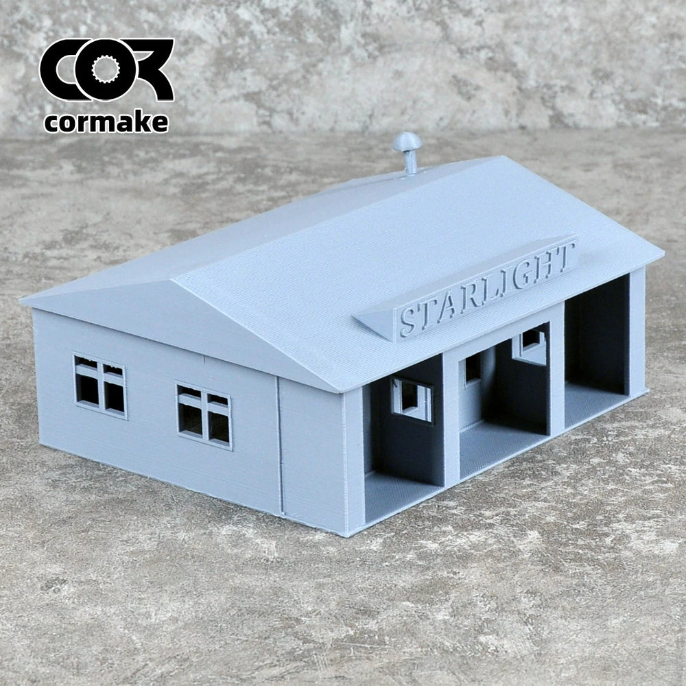 1/72 Architectural Buildings, Resin Model Diorama Kit, Historical Theme, Unassembled and Unpainted