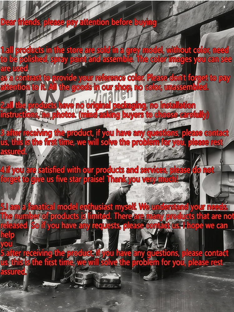 1/35 WWII Crew, 4 Figures, Resin Model Figure Kit, Unassembled and Unpainted