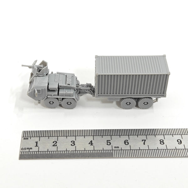1/144 Modern M977 HEMTT Heavy Truck, Resin Model Vehicle Kit, Unassembled and Unpainted