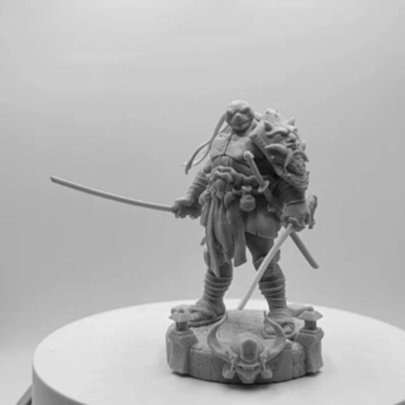 1/24 Ninja Turtle Warrior Swordsman, Resin Model Figure Kit, Anime Theme, Unassembled and Unpainted