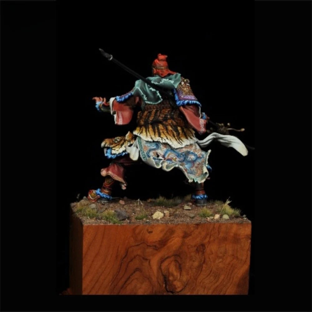 1/16 Ancient Zhang Fei, Resin Model Figure Kit, Unassembled and Unpainted