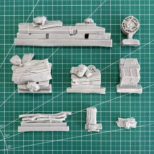 1/35 WWII Soviet T-34, Resin Model Accessory Kit, Unpainted