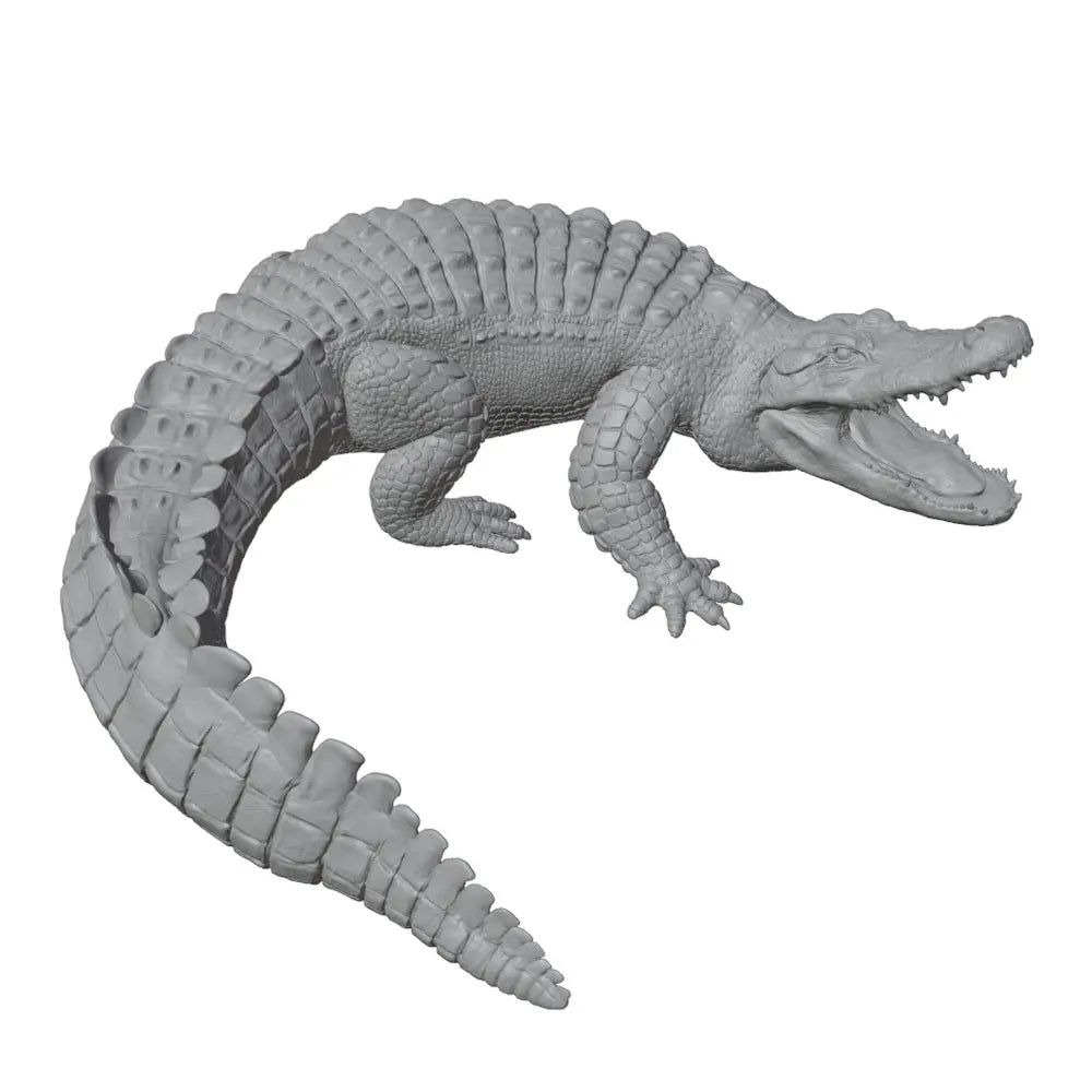 Crocodile, Resin Model Creature Kit, Wildlife Theme, Unassembled and Unpainted