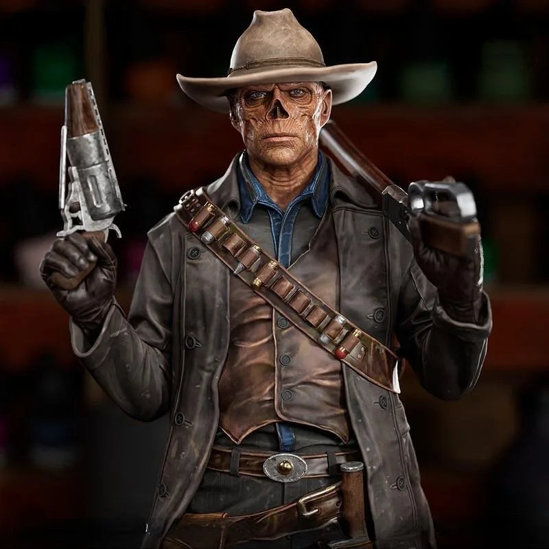1/24 Ghoul Western Gunslinger, Resin Model Figure Kit, Fantasy Theme, Unassembled and Unpainted