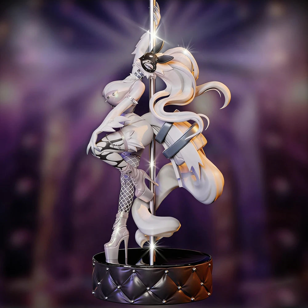 1/24 Fantasy Fox Dancer, Resin Model Figure Kit, Unassembled and Unpainted