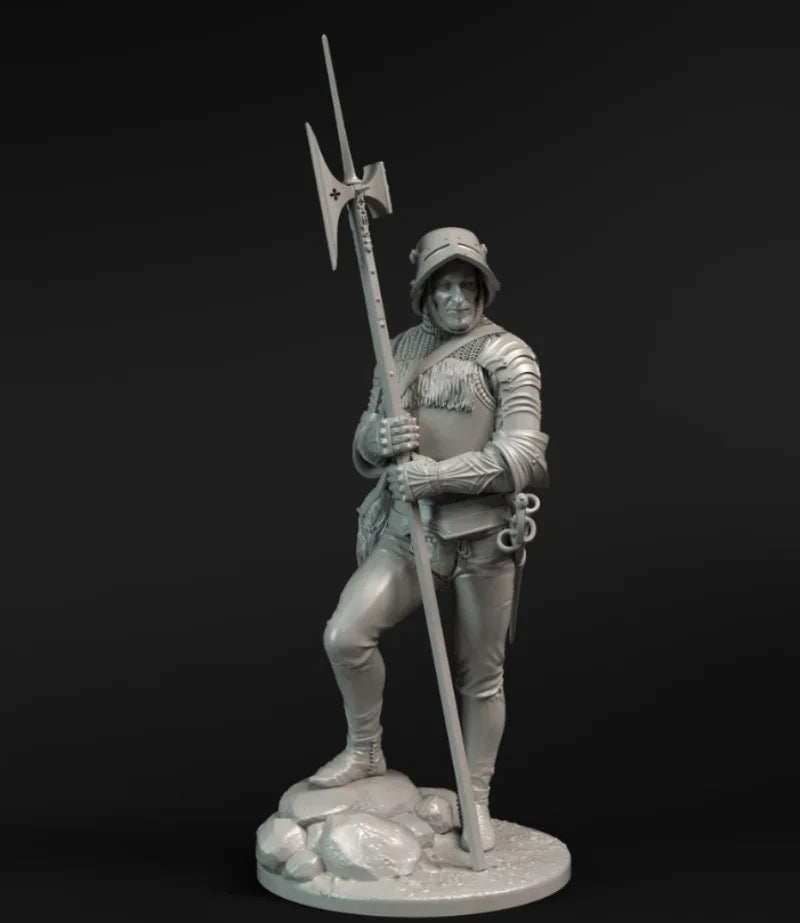 1/24 Ancient Germanic Infantryman, Resin Model Figure Kit, Unassembled and Unpainted