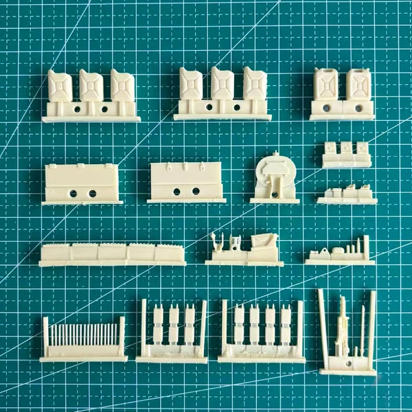 1/35 Cold War IDF M51 Tank Detailing, Resin Model Vehicle Kit, Unassembled and Unpainted