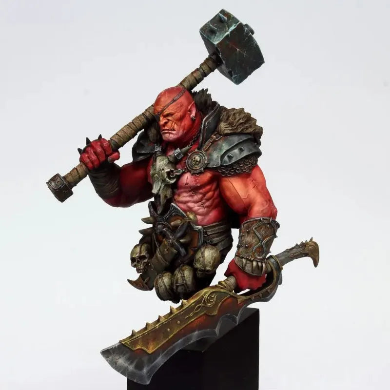 1/12 Razgor Warbringer, Resin Model Figure Kit, Fantasy Theme, Unassembled and Unpainted