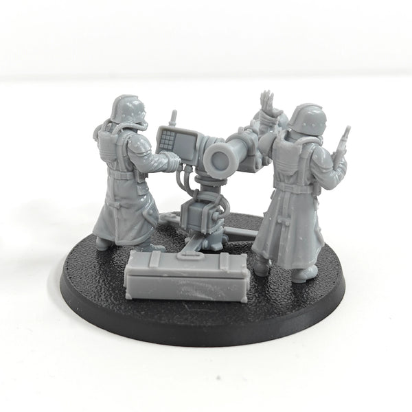 35mm Missile Crew, 5 Figures, Resin Model Figure Kit, Sci-Fi Theme, Unassembled and Unpainted