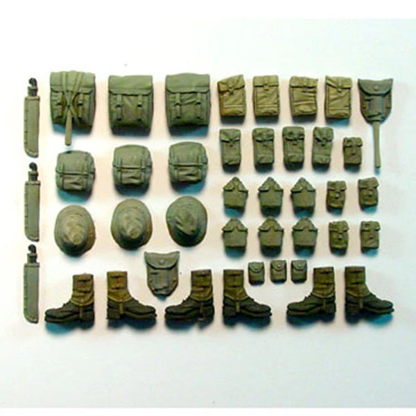 1/35 Vietnam War Australian Infantry 1965, 4 Figures, Resin Model Figure Kit, Unassembled and Unpainted