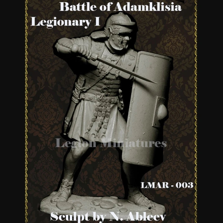 1/24 Ancient Roman Legionary Reclining, Resin Model Figure Kit, Unassembled and Unpainted