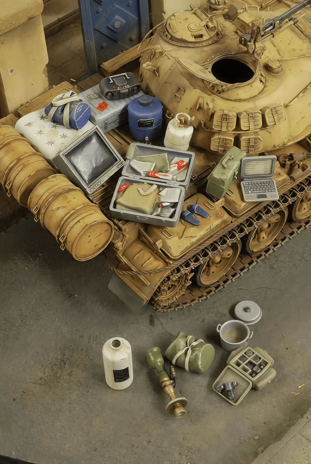 1/35 WWII German Panzer IV, Resin Model Vehicle Kit, Unassembled and Unpainted