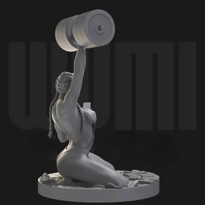 1/24 Athletic Woman, Resin Model Figure Kit, Unassembled and Unpainted