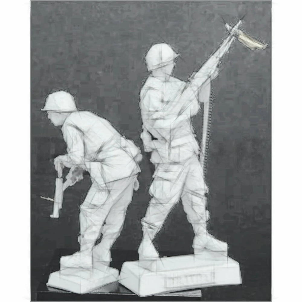 1/35 Vietnam War USMC Soldiers, 3 Figures, Resin Model Figure Kit, Unassembled and Unpainted