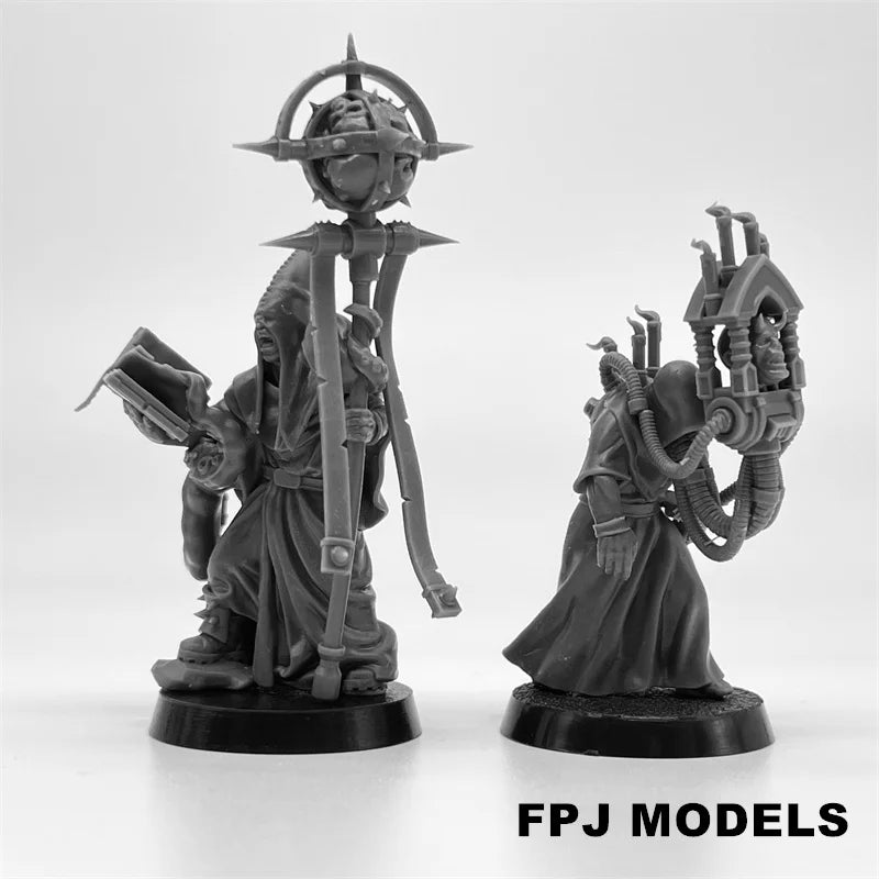 28mm Corrupted Guard Fanatics, 20 Figures, Resin Model Figure Kit, Fantasy Theme, Unassembled and Unpainted