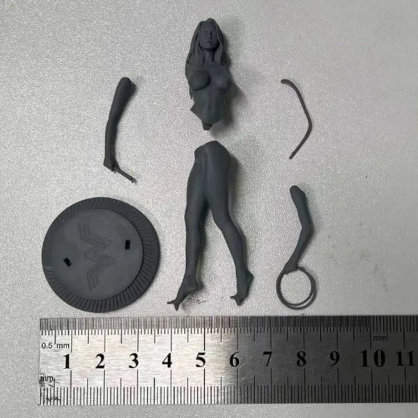 1/24 Fantasy Bikini Beach Girl, Resin Model Figure Kit, Unassembled and Unpainted