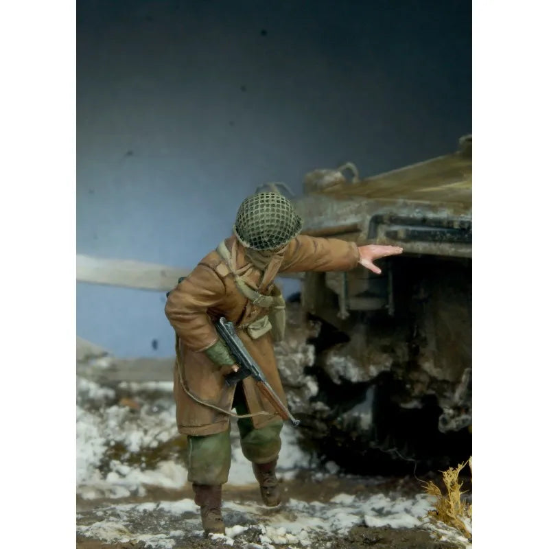 1/35 WWII US Army Infantry Winter, Resin Model Figure Kit, Unassembled and Unpainted