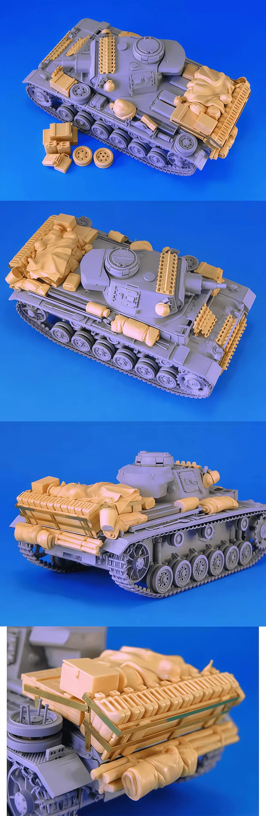 WWII German Panzer III / StuG III 1/35 Resin Vehicle Kit - resin model view 2