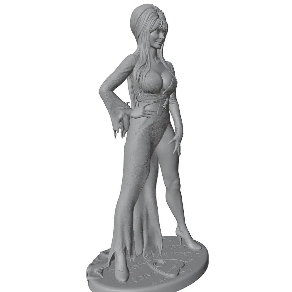 1/24 Woman in Corset and High-Slit Skirt, Resin Model Figure Kit, Unassembled and Unpainted