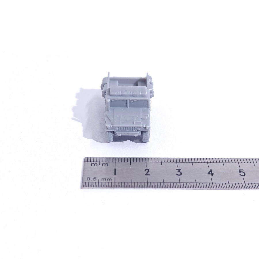 Modern US Military HMMWV Open Cargo 1/144 Resin Vehicle Kit - resin model view 4